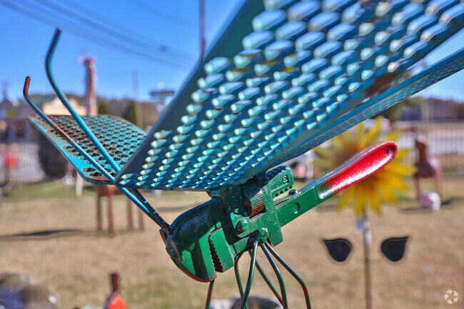 Local artist Gary Brown makes all sorts of creatures for sale at MC Calls Produce.