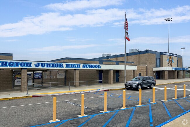 Lexington Junior High School is 'Home of the Lions'.