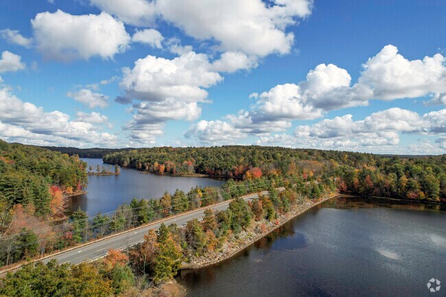 The local lakes in Fiskdale are great for trout fishing.