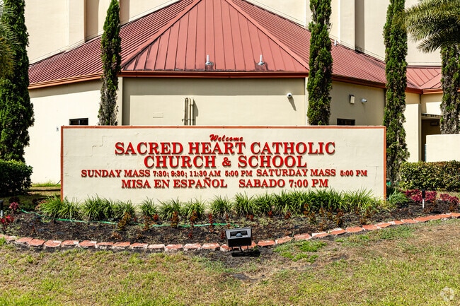 Sacred Heart Catholic School supports approximately 350 students.