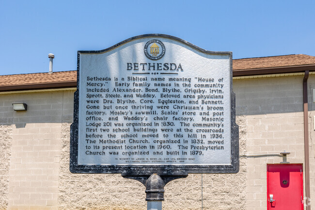 Bethesda is named after a biblical name meaning 