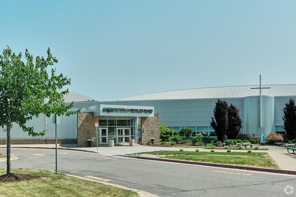 Entrance to Father Gabriel Richard High School.