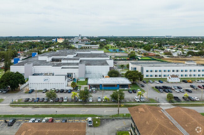 North Miami Beach Senior High School is the largest school complex in the area.
