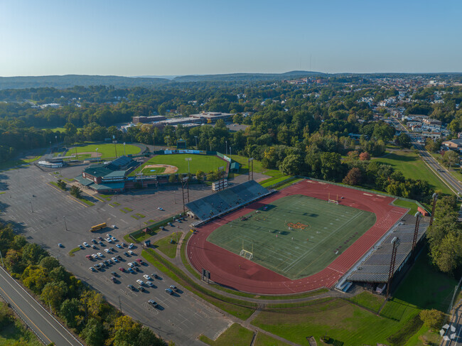 Friday night lights shine bright on the New Britain High School football team.