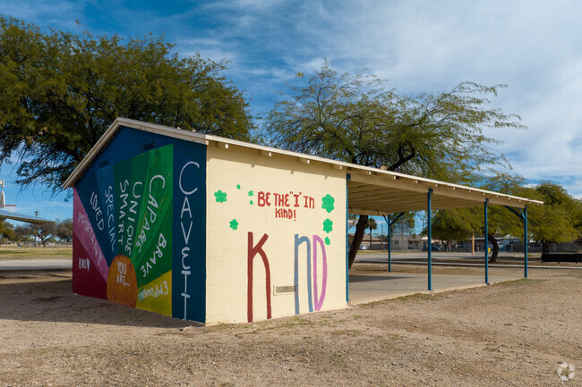 art murals at Lillian Cavett Elementary School in tucson arizona