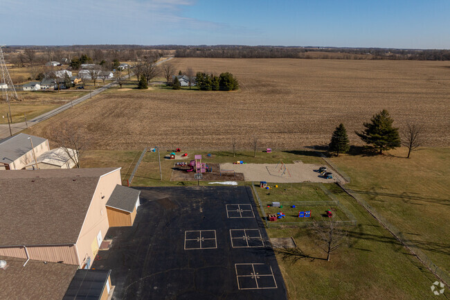 Children can enjoy the large playground at Agape Learning Center.