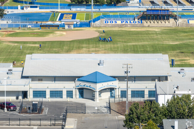 The classrooms at Dos Palos High School in Dos Palos.