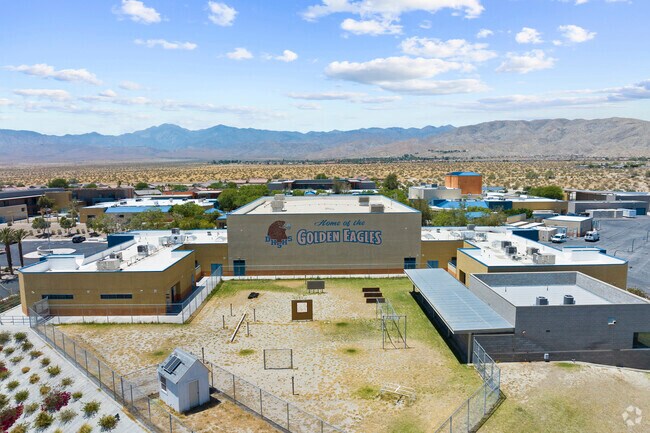 Desert Hot Springs High School challenges and encourages children to learn.