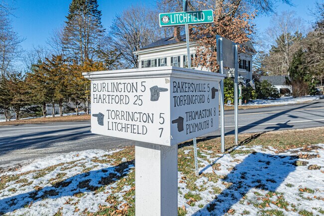Harwinton is ideally located between Burlington and Torrington for easy access.