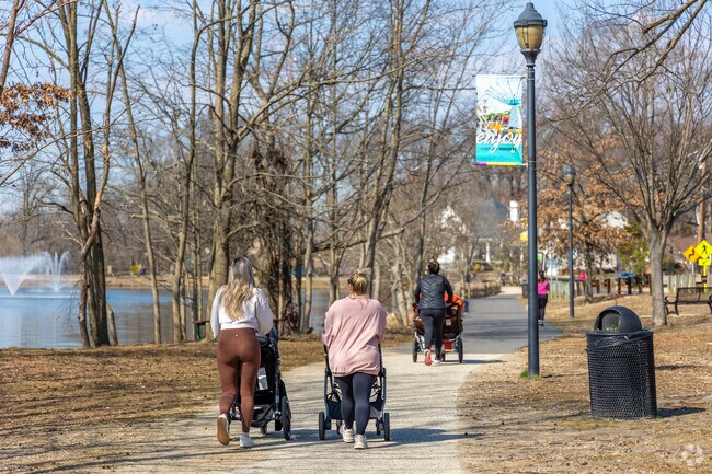 Fairview residents head to nearby Haddon Lake Park for great views and tons of walking trail.