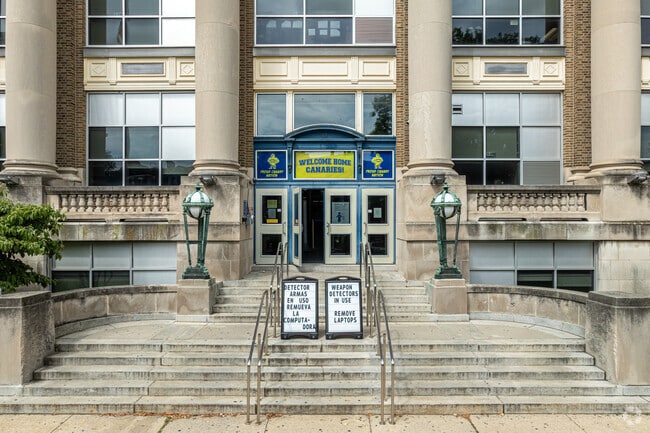 The welcoming atmosphere is evident at William Allen High School by its signage.