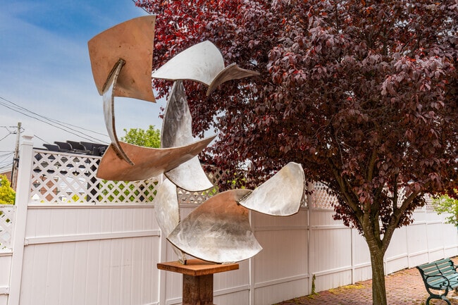 Joe Mooney provided a sculpture titled 