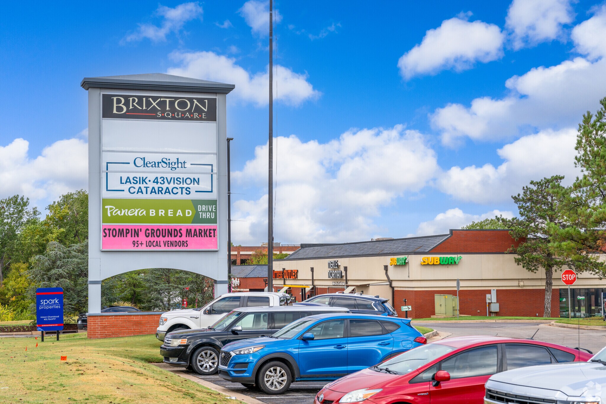 Shop 'till you drop at Brixton Square near Britton Courtyard.