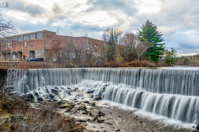 The Nashua River runs through West Fitchburg and was once a source of power for industry.