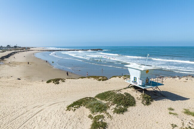 There are many lifeguard stations throughout Oxnard's Beaches.