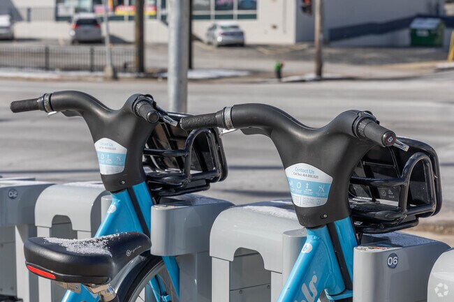 You can use an E-bike in Clarke Square.