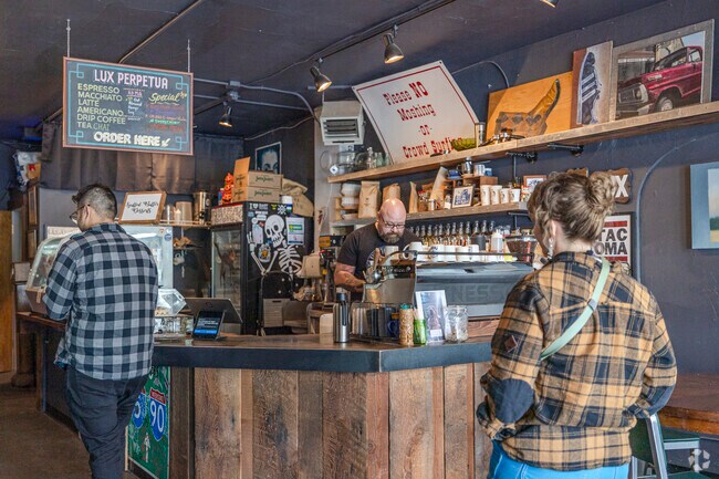 Lux Perpetua coffee is the coffee shop to visit on the Eastside McKinley Hill, Tacoma.