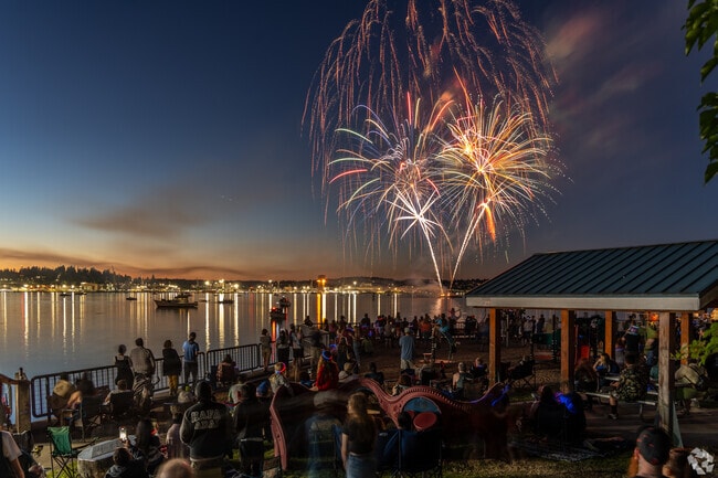 Watch the sky light up at the Fathoms O' Fun Firework Show.