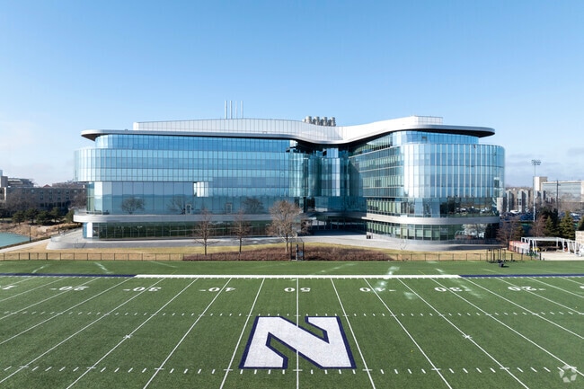 Evanston's Northwestern Division 1 athletics is a major draw for prospective students.