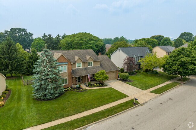 Tidy landscaping and private driveways are staples of homes in Linworth Village.