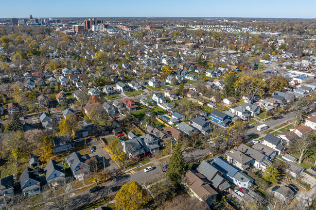 The Fairview Area neighborhood in Lansing has a nice mix of suburban and retail areas.