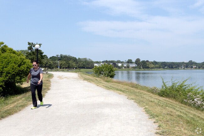 The Back Cove Trail is a popular spot for exercise near East Bayside.