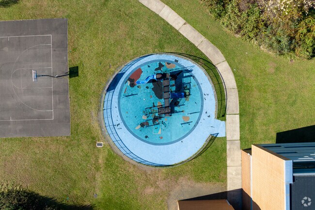King/Robinson Magnet School's playground.