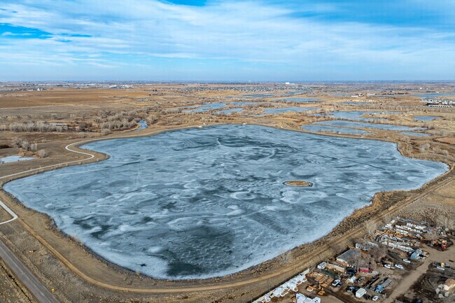 St. Vrain State Park also features several fishing ponds stocked with trout, making it a popular spot for anglers. The serene environment and picturesque views provide a perfect backdrop for a relaxing day spent enjoying the outdoors.