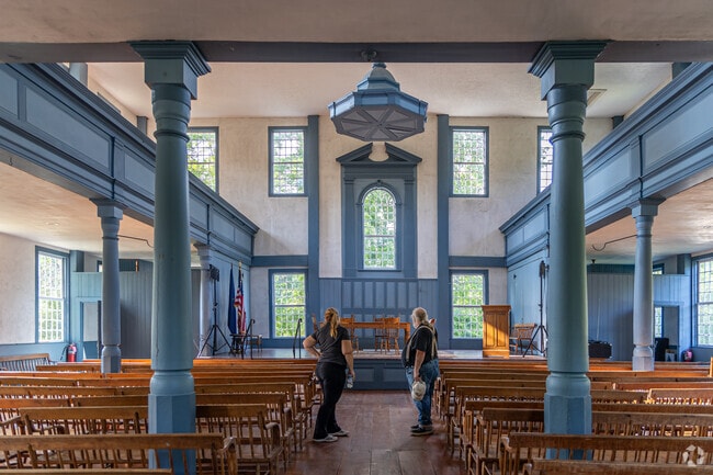 Strafford Town House was built in 1799 and is now used for town events and meetings.