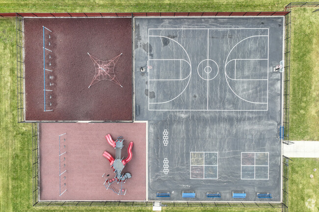 Kids love the playground at Jane Ball Elementary.