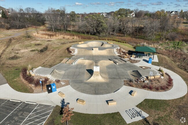 Rosemount Skate Park offers a safe place to practice skateboarding.