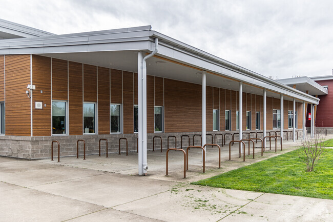 Meridian Creek Middle School on SW Hazel Street serves grades 6-8 in the Wilsonville area.