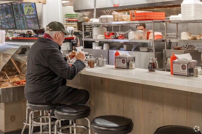 West Lawn loclas can pop over to Stoltzfus Luncheonette for a quick bite.