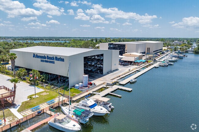 The Hernando Beach marina is the largest marine high and dry facility and a great restaurant.