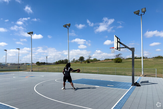 Long Branch Park features a well-maintained basketball court for sports enthusiasts to enjoy.