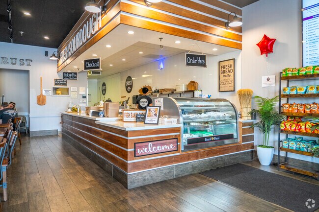 Crust offers delicious sandwiches in the Sobey neighborhood.