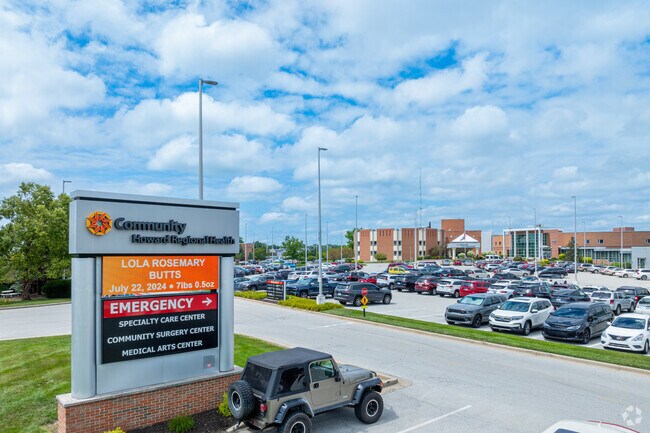 Terrace Meadows is conveniently located next to Community Howard Regional Health.