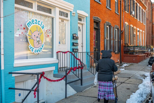 On summer days in Mussertown, grab a cup or cone of gourmet ice cream at Mezcla Ice Cream.