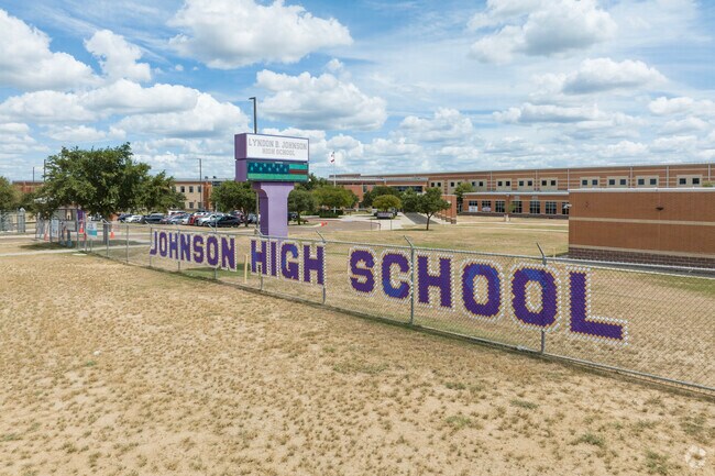 Lyndon B. Johnson High School hosts grades 9th to 12th in south Laredo, Tx area.