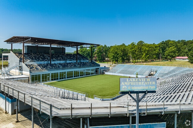 The Lakeview Amphitheater, located by Conley, is a prominent venue for concerts and events.