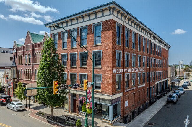 The Woodward Opera House in Mount Vernon is recognized as the oldest authentic 19th-century opera house in the U.S.