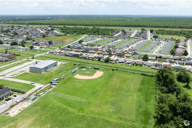 Students can participate in the L.W. Higgins High School athletics program.