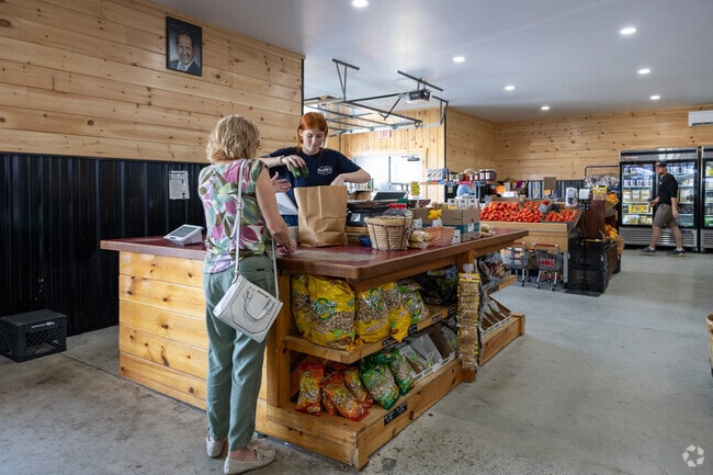 There are a handful of produce stands around the Poland area, offering local fruits and veggies.