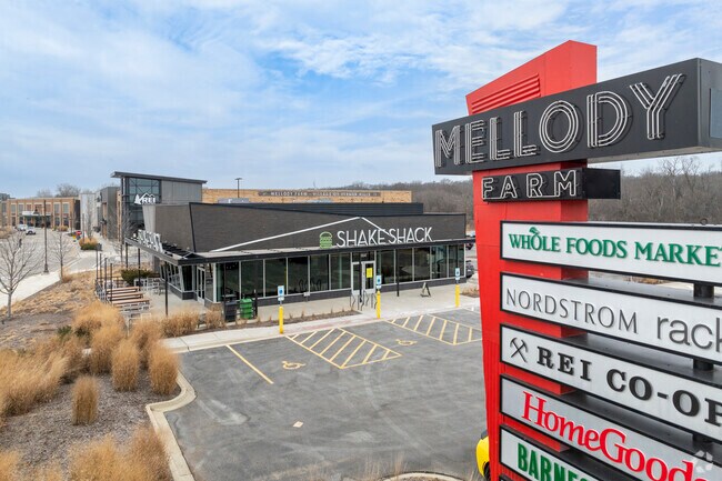 Mellody Farms features a variety of retail and residential options in Vernon Hills.