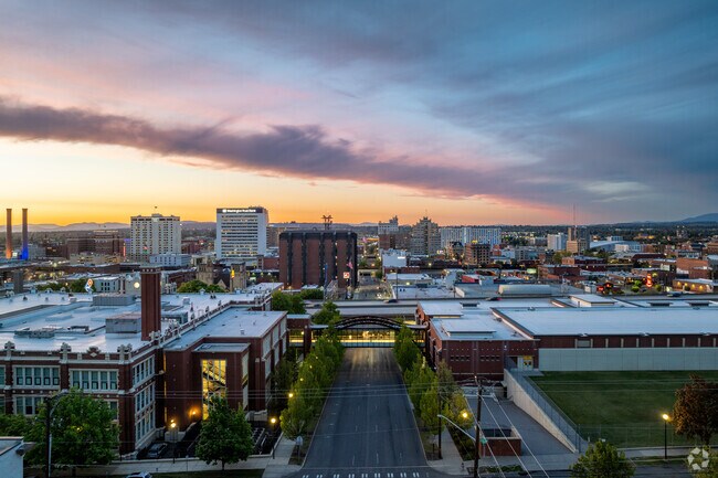 City Center Spokane offers beautiful views over the Spokane River.