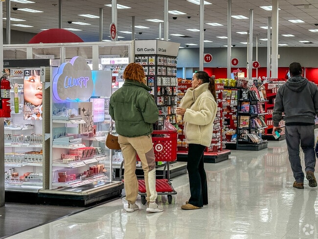 Target near Upper Kensington offers cosmetics and everyday essentials.