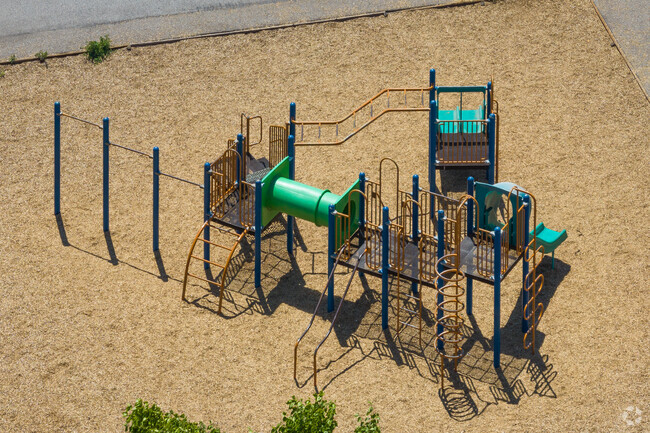STEAM at Ryan Elementary playground equipment in Hidden Glen, San Jose, California.