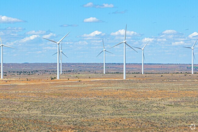 Wind energy helps bring electricity to Woodward and surrounding areas.