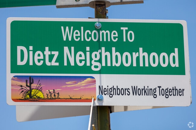 Dietz is an easy-going neighborhood with plenty of family-friendly amenities.