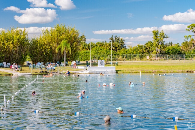Many Warm Mineral Springs residents take a swim in the Warm Mineral Springs often.